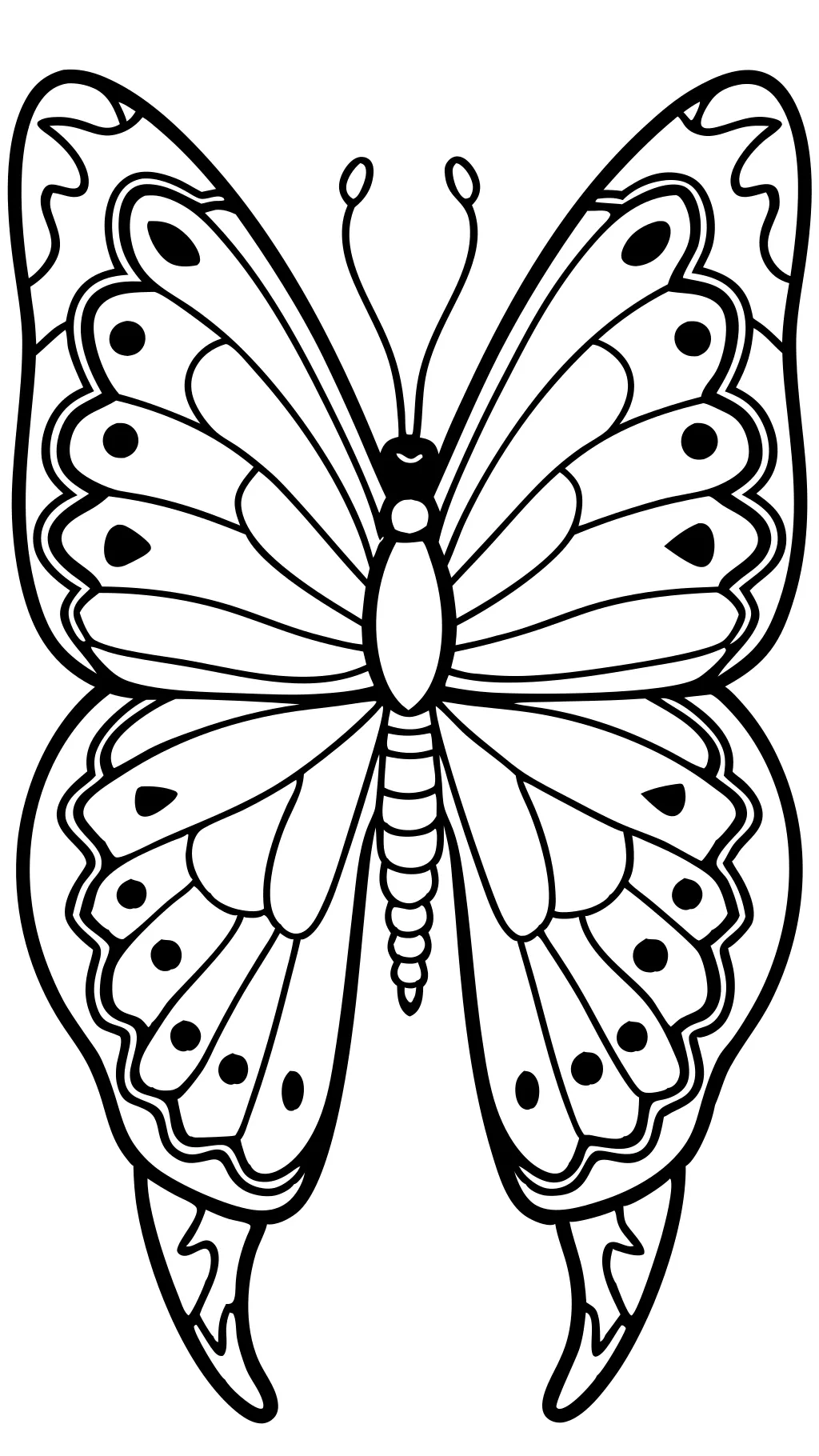 páginas para colorear imprimibles de mariposas